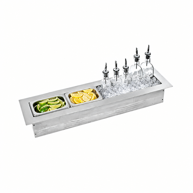 Product image #4 for Glastender DI-MW24 Drop-In Stainless Steel Mixology Well, 24 Inch Wide