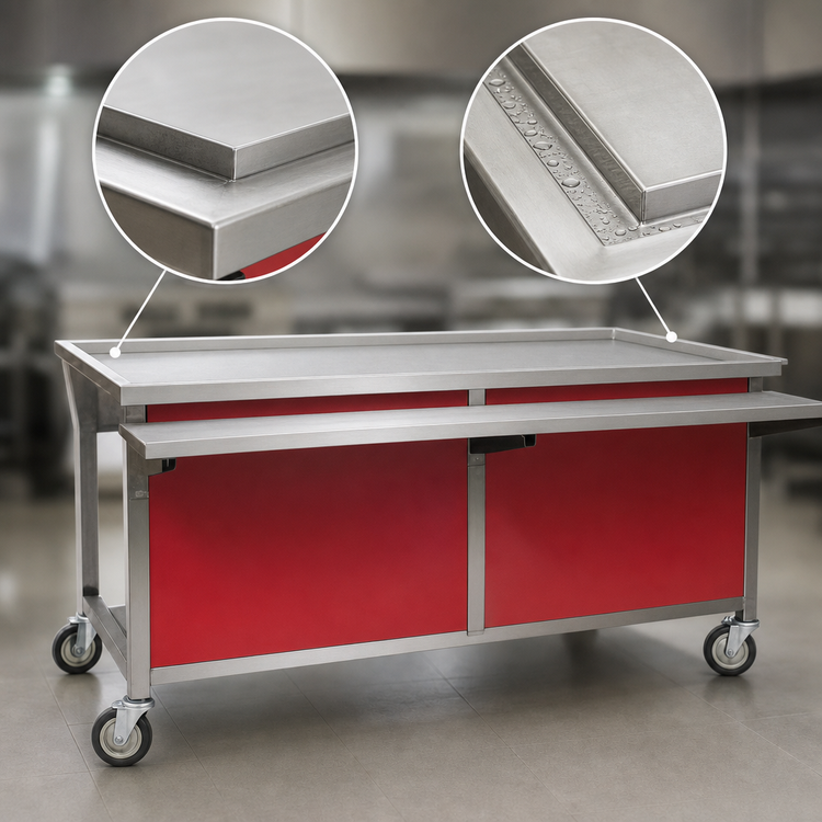 Product image #4 for Director's Choice DCS3-FTU 50" Mobile Self-Contained Frost Top Unit