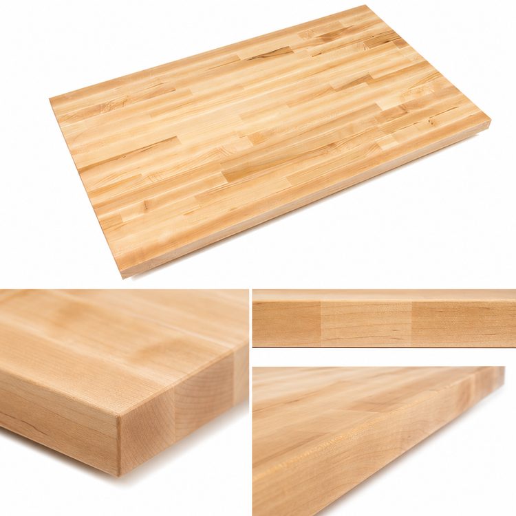 Product image #4 for Boos Block Northern Hard Rock Maple Blended Edge Grain Kitchen Countertop, 42 x 27 x 1-1/2 Inch, Penetrating Oil Finish