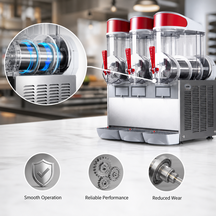 Product image #4 for Trento MT3 Countertop Triple-Bowl Granita Dispensing Machine