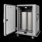 Thumbnail image #4 for Metro MBQ MBQ-120 Insulated Heated Banquet Cabinet, Single Door, 120-Plate Capacity, Stainless Steel, Thermostatic Controls
