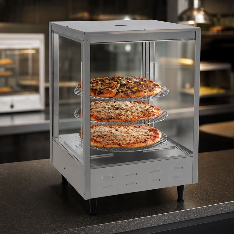 Product image #4 for Nemco Countertop Rotating Pizza Merchandiser Hot Food Display