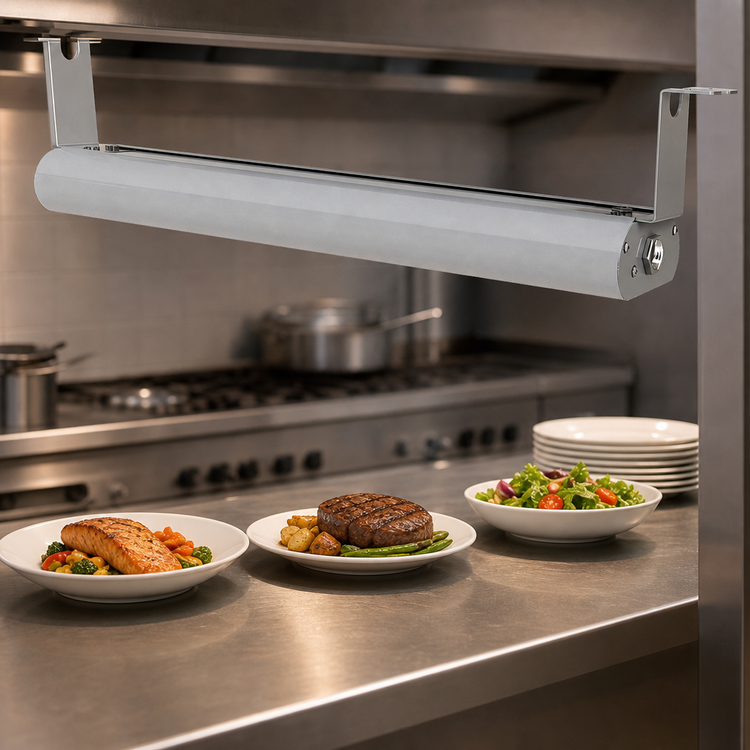Product image #4 for Vollrath 48-Inch Low Profile Unlighted Heat Strip with Remote Toggle Switch