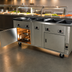 Thumbnail image #4 for DineXpress DXP5HFHIB 5-Well Electric Hot Food Serving Counter with Heated Base