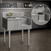 Thumbnail image #4 for Eagle Group 1800 Series Underbar Sink/Blender Module with Left Sink Bowl and Right Blender Recess, 24 x 20 Inches