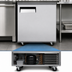 Thumbnail image #5 for Juneau 27-Inch Undercounter Reach-In Freezer, 3.4 Cu. Ft., Solid Door