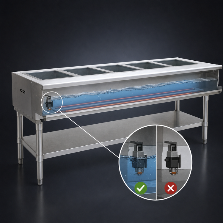 Product image #4 for Eagle Group WT5-240 Electric 5-Well Water Bath Hot Food Table with AutoFill