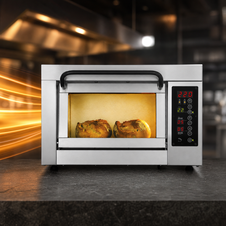 Product image #4 for PizzaMaster PM 401ED-1 Countertop Electric Stone Hearth Pizza Oven, Single Chamber