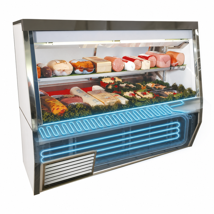 Product image #4 for Howard-McCray 34N Series 144-Inch Remote Double Duty Deli Meat & Cheese Service Case with LED Lighting
