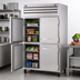 Thumbnail image #4 for True SPEC SERIES Two-Section Reach-In Refrigerator/Freezer with 4 Half Doors, Stainless Steel Exterior