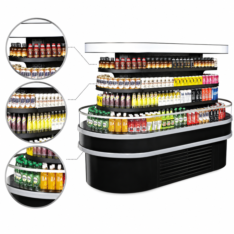 Three-Tier Display
