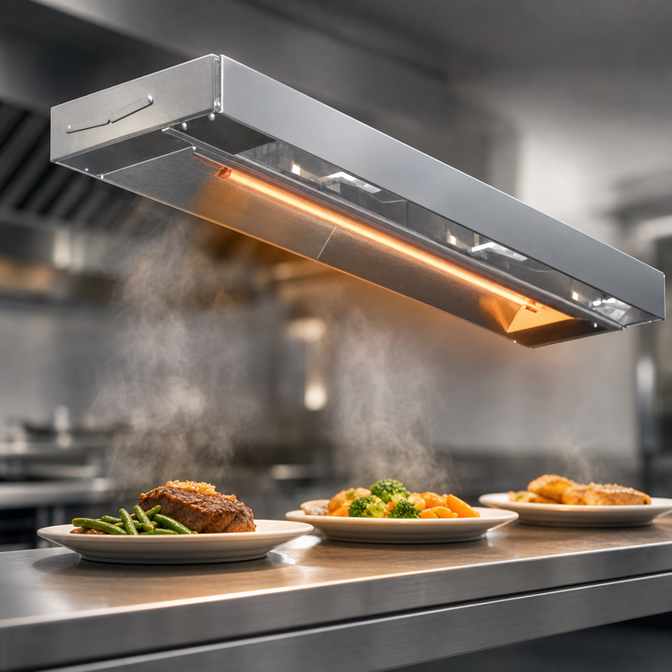 Product image #4 for Eagle RedHots 30-Inch Single Rod-Type Strip Heat Lamp, Unlighted, 208V, 450W