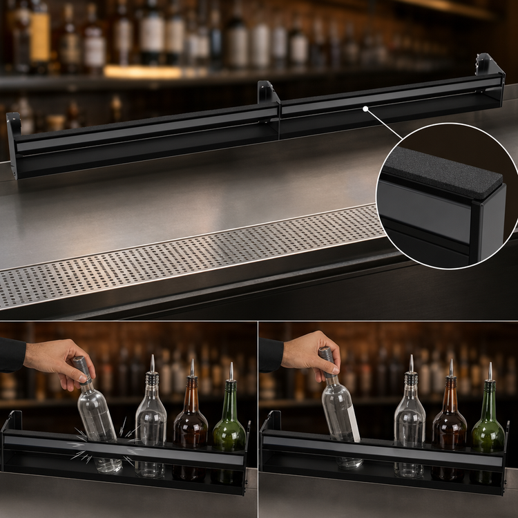 Product image #4 for Glastender 79-Inch Single Stainless Steel Speed Rail