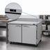 Thumbnail image #4 for Turbo Air PRO Series 48 1/4-Inch 2-Section Worktop Freezer with Solid Swing Doors