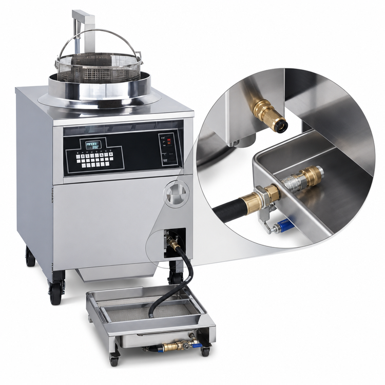 Product image #4 for BKI BLF-F Extra Large Volume Electric Fryer with Automatic Lift