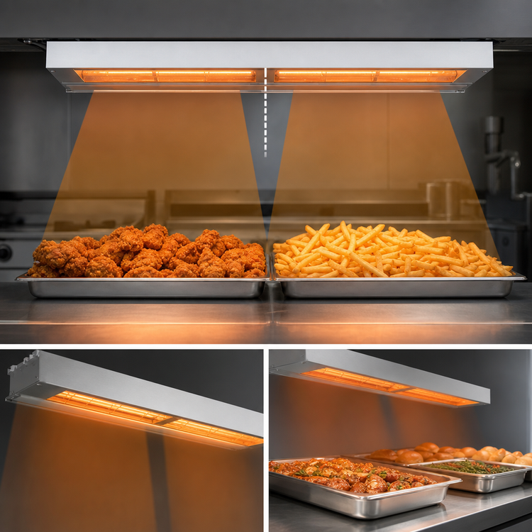 Product image #4 for Nemco 36-Inch Dual Remote-Control Infrared Strip Heater, 208V
