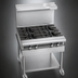 Thumbnail image #4 for Imperial Spec Series 18-Inch Countertop Heavy-Duty Gas Add-A-Unit Range with 2 Open Burners