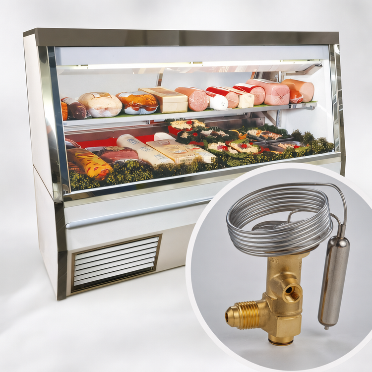 Product image #4 for Howard-McCray 34N Series Double Duty Remote Deli Meat & Cheese Service Case, 48 Inch, Stainless Steel, LED Lighting