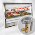 Thumbnail image #4 for Howard-McCray 34N Series Double Duty Remote Deli Meat & Cheese Service Case, 48 Inch, Stainless Steel, LED Lighting