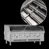 Thumbnail image #4 for Southbend HDCL-48 48-Inch Countertop Gas Charbroiler with Lava Rock Briquettes