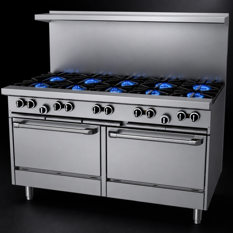 Product image #4 for Garland G Starfire Pro Series 60-Inch Gas Restaurant Range with 10 Open Burners and 2 Standard Ovens