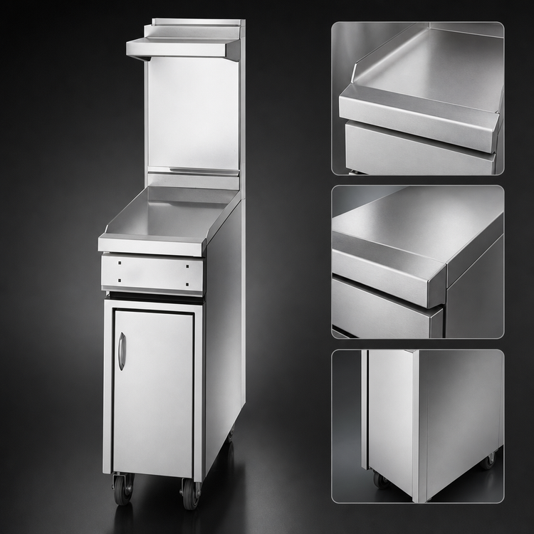 Product image #4 for Titan JTPR-36-SD 36-Inch Spreader Cabinet with Insulated Double Wall Doors