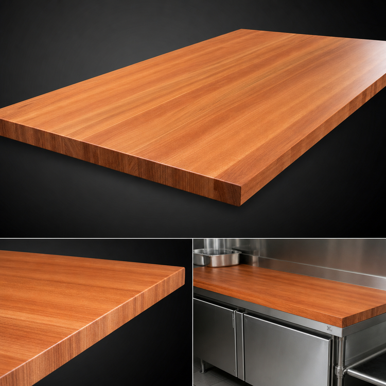 Product image #4 for Boos Block American Cherry Edge Grain Kitchen Countertop, 72 x 36 x 2-1/4 Inch, Oil Finish