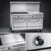 Thumbnail image #4 for Southbend Ultimate 48-Inch Gas Restaurant Range with 4 Star/Saute Burners, 24-Inch Thermostatic Griddle, Convection Oven, and Cabinet Base