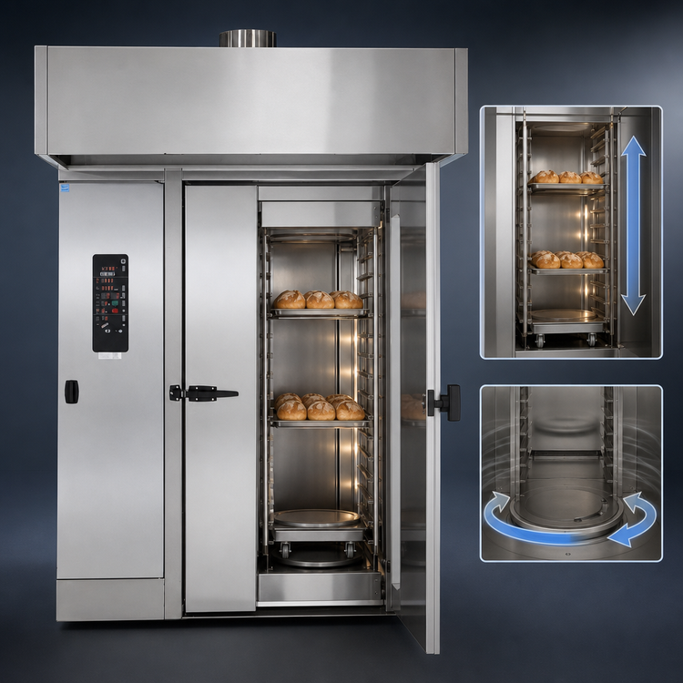 Product image #4 for Baxter CS500G2 Gas Rotating Rack Oven, 2-Rack Capacity, Programmable Digital Controls