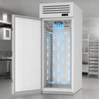 Thumbnail image #4 for Turbo Air PRO-26H-RI-PF(-L) Roll-In Solid Door Proofer, 1 Section, 35.51 Cu. Ft., Digital Controls, Stainless Steel Interior & Exterior