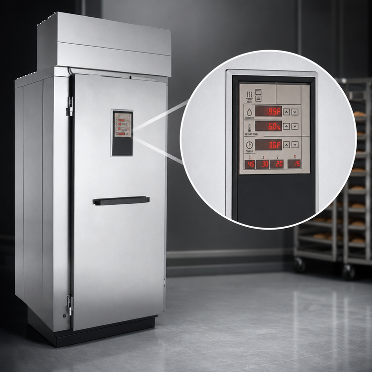 Product image #4 for Baxter RPW1S Single Wide Roll-In Retarder/Proofer Cabinet, 120.5-Inch Deep, Electric Heat, Remote R448A Refrigeration