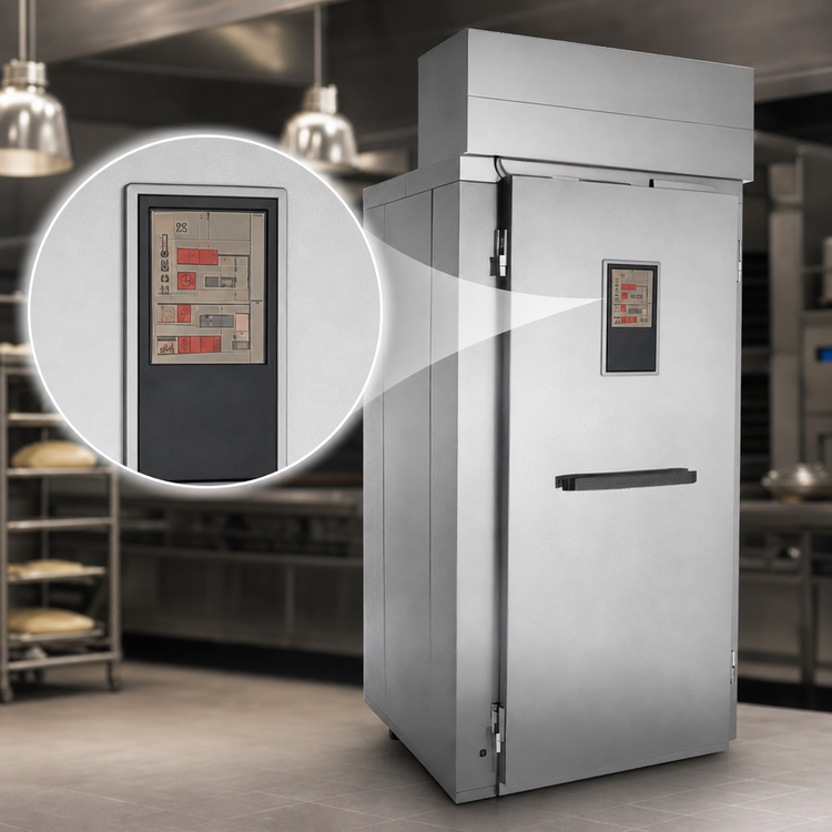 Product image #4 for Baxter Roll-In Single Wide Retarder/Proofer Cabinet, 40.5-Inch Deep, With Floor, Remote Refrigeration Ready, Electric Heat
