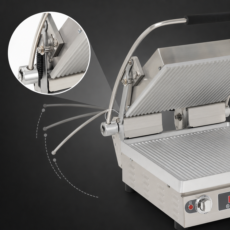 Product image #4 for Star Pro-Max 2.0 14-Inch Series Commercial Panini Press with Grooved Aluminum Plates and Timer
