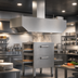 Thumbnail image #5 for SimpleSpec Conveyor Pizza Oven Hood, Island Style, Type I & II, 128W x 42D x 24H