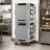 Thumbnail image #4 for Metro HotBlox™ Wide 16-Pan Dual-Cavity Pass-Thru Insulated Holding Cabinet with Digital Touchscreen, Solid Front / Clear Rear Doors