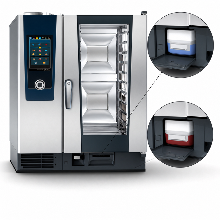 Product image #4 for RATIONAL iCombi Pro 10-Half Size Countertop Combi Oven, Natural Gas, 120V, 1-Phase, AutoDose