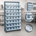 Thumbnail image #4 for Quantum Sloped Single-Sided Steel Pick Rack with 8 Shelves and 40 Clear Bins