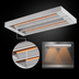 Thumbnail image #4 for Hatco Glo-Ray® 120-Inch Standard-Wattage Infrared Strip Heater, Double Tubular Metal Heater Rod, Unlighted