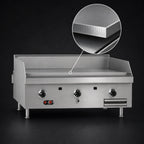 Thumbnail image #4 for Southbend HDG-18-M Countertop Gas Griddle, 18" x 24" Smooth Steel Plate, Manual Controls, Battery Spark Ignition