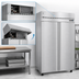 Thumbnail image #4 for Hoshizaki Steelheart 52-Inch Two-Section Reach-In Refrigerator, 47.11 Cu. Ft., Solid Hinged Doors, Top-Mounted, Stainless Steel