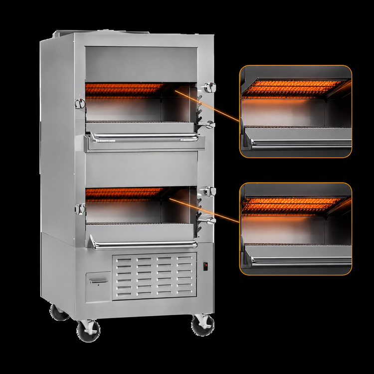 Product image #4 for Southbend E-270 34-Inch Free-Standing Double Deck Electric Infrared Broiler