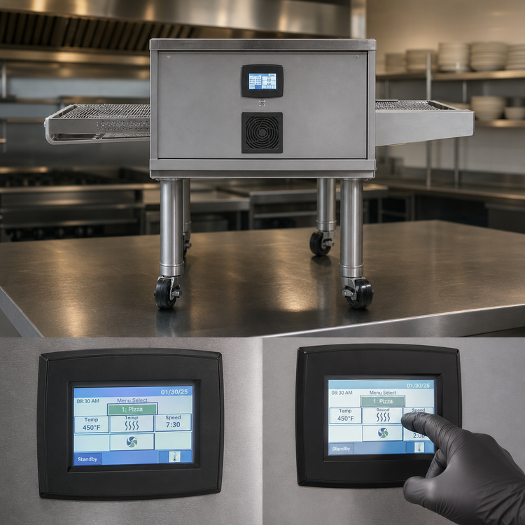 Product image #4 for Middleby Marshall CTX DZ33T-1 Countertop Infrared Conveyor Oven, Single Deck, 16-Inch Single Belt