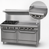 Thumbnail image #4 for Southbend S-Series 60-Inch Gas Restaurant Range with 6 Open Burners, 24-Inch Griddle, Standard Oven and Cabinet Base