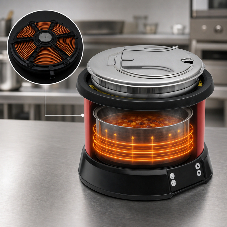 Product image #5 for Vollrath Mirage International 10.4 Liter (11 Quart) Induction Countertop Rethermalizer
