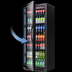 Thumbnail image #4 for True CVM-27-HC~EGC01 30-Inch Curved Glass Door One-Section Refrigerated Merchandiser