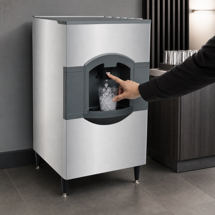 Product image #4 for Scotsman iceValet HD30W-1 Hotel/Motel Ice & Water Dispenser, Floor Model, 180 lb Capacity