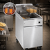 Thumbnail image #4 for Imperial IFS-75-EU 75 lb. Electric Floor Fryer, 18 kW, Tilt-Up Elements