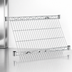 Thumbnail image #4 for Metro Super Erecta Additional Slanted Wire Shelf for Merchandiser Dispenser Racks, 24