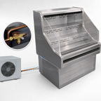 Thumbnail image #4 for Howard-McCray 35E Series R-OS35E-6-B-LED 75-Inch Black Remote Open-Air Impulse Merchandiser with LED Lighting