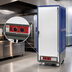 Thumbnail image #4 for Metro C5 Insulation Armour 3 Series Full-Height Low-Watt Mobile Heated Holding Cabinet, Solid Door, Blue